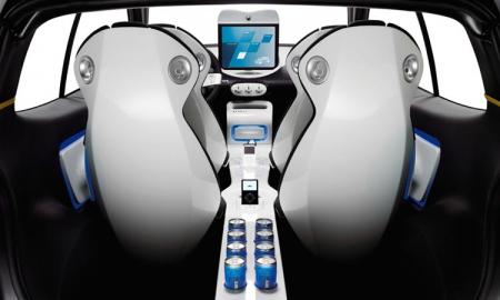 l inteurieur de la twingo